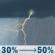 Tuesday: A chance of showers and thunderstorms before 10am, then a chance of showers and thunderstorms. Mostly cloudy. High near 79, with temperatures falling to around 75 in the afternoon. West southwest wind 15 to 20 mph, with gusts as high as 30 mph. Chance of precipitation is 50%. New rainfall amounts less than a tenth of an inch possible. Tuesday: Chance Showers And Thunderstorms